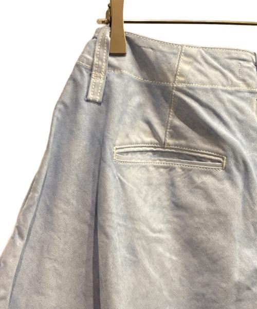 ISSEY MIYAKE（イッセイミヤケ）ISSEY MIYAKE (イッセイミヤケ) Sculptural 変形パンツ ブルー サイズ:2の古着・服飾アイテム