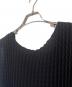 中古・古着 ISSEY MIYAKE (イッセイミヤケ) SPONGY BK WT Sleeveless dress ブラック サイズ:2：45000円