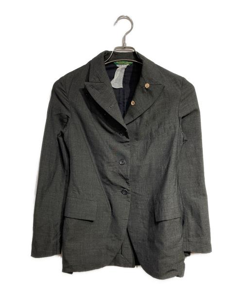 Paul Harnden（ポールハーデン）Paul Harnden (ポールハーデン) ピークドラペルウールブレザー/Wool peak lapel blazer チャコールグレー サイズ:XSの古着・服飾アイテム