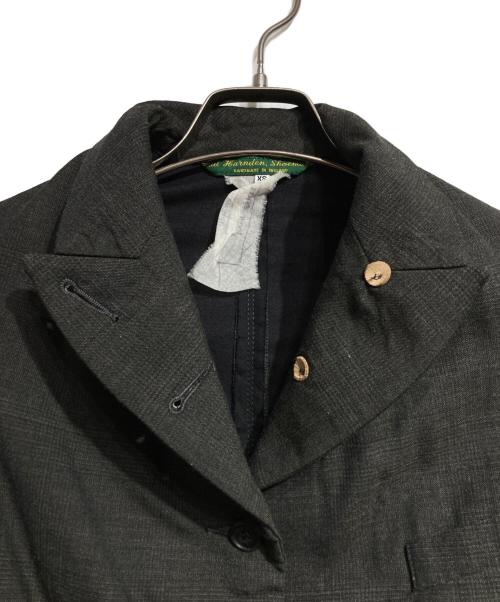 Paul Harnden（ポールハーデン）Paul Harnden (ポールハーデン) ピークドラペルウールブレザー/Wool peak lapel blazer チャコールグレー サイズ:XSの古着・服飾アイテム