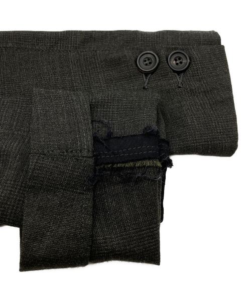 Paul Harnden（ポールハーデン）Paul Harnden (ポールハーデン) ピークドラペルウールブレザー/Wool peak lapel blazer チャコールグレー サイズ:XSの古着・服飾アイテム