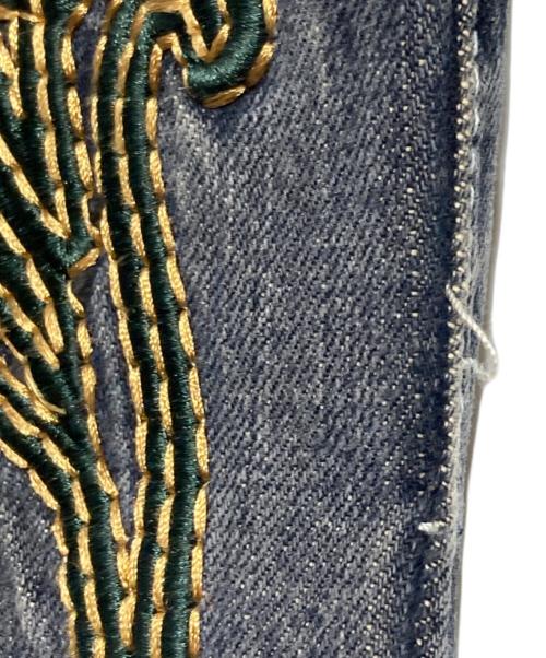 TORNADO MART（トルネードマート）TORNADO MART (トルネードマート) 刺繍デニムパンツ/Denim Pants ブラック サイズ:Lの古着・服飾アイテム