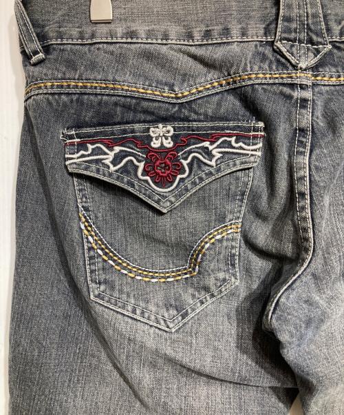 TORNADO MART（トルネードマート）TORNADO MART (トルネードマート) 刺繍デニムパンツ/Denim Pants ブラック サイズ:Lの古着・服飾アイテム