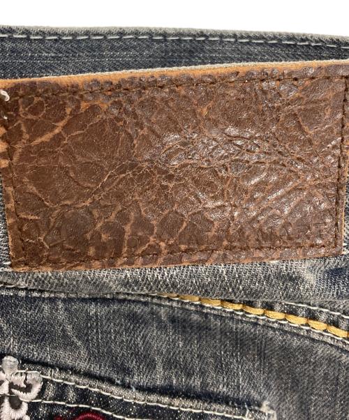 TORNADO MART（トルネードマート）TORNADO MART (トルネードマート) 刺繍デニムパンツ/Denim Pants ブラック サイズ:Lの古着・服飾アイテム