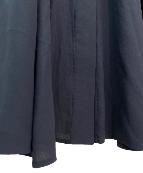 Chloe（クロエ）Chloe (クロエ) シルクシャツワンピース ネイビー サイズ:34の古着・服飾アイテム