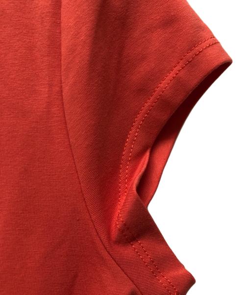 DIESEL（ディーゼル）DIESEL (ディーゼル) オーバルD キャップスリーブ カットソー ドレス レッド サイズ:M 未使用品の古着・服飾アイテム