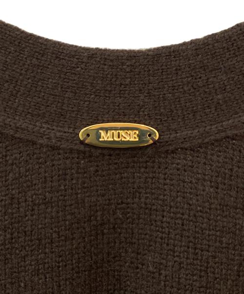 MUSE de Deuxieme Classe（ミューズ ドゥーズィエム クラス）MUSE de Deuxieme Classe (ミューズ ドゥーズィエム クラス) OLBIA Vネックプルオーバー ブラウン サイズ:Freeの古着・服飾アイテム