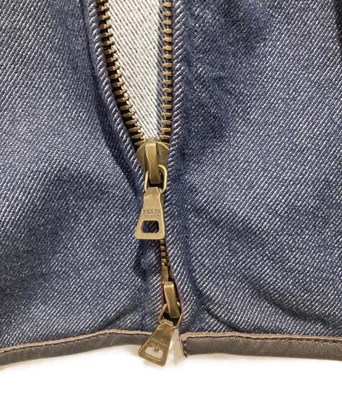 PRADA SPORTS（プラダスポーツ）PRADA SPORTS (プラダスポーツ) ファスナーデザインデニムスカート インディゴ サイズ: 42の古着・服飾アイテム