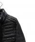 中古・古着 MONCLER (モンクレール) BAHR/レザーダウンジャケット ブラック サイズ:2：130000円