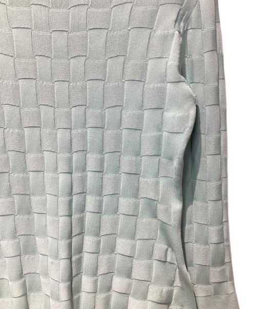 Mame Kurogouchi（マメクロゴウチ）mame kurogouchi (マメクロゴウチ) Links Stitch Knitted Cardigan  グリーン サイズ:1の古着・服飾アイテム