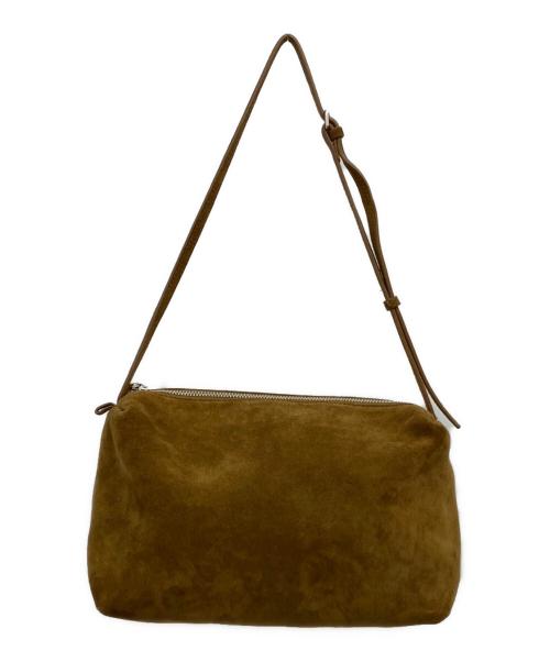 LOW CLASSIC（ロウクラシック）LOW CLASSIC (ロウクラシック) Suede Caramel Box Bag ブラウンの古着・服飾アイテム