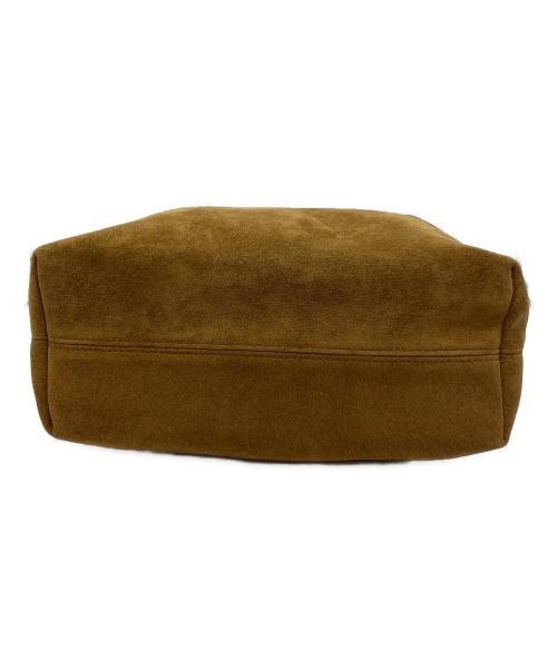LOW CLASSIC（ロウクラシック）LOW CLASSIC (ロウクラシック) Suede Caramel Box Bag ブラウンの古着・服飾アイテム