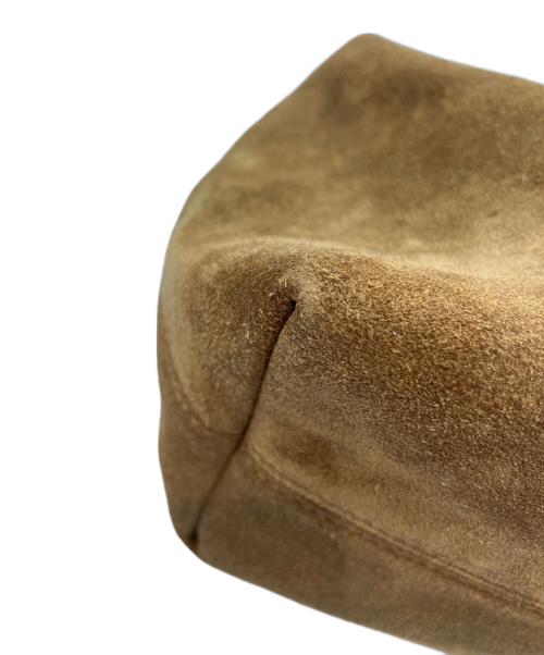 LOW CLASSIC（ロウクラシック）LOW CLASSIC (ロウクラシック) Suede Caramel Box Bag ブラウンの古着・服飾アイテム