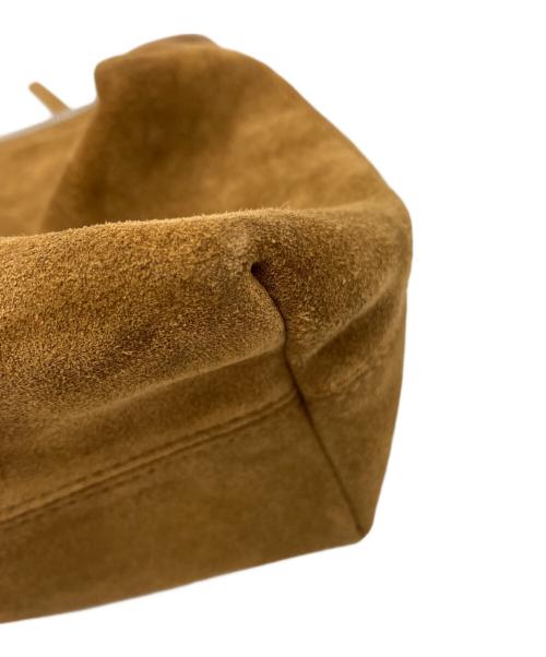 LOW CLASSIC（ロウクラシック）LOW CLASSIC (ロウクラシック) Suede Caramel Box Bag ブラウンの古着・服飾アイテム