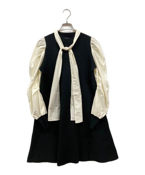 CELFORD（セルフォード）CELFORD (セルフォード) バックティアードミニワンピース ブラック サイズ:36の古着・服飾アイテム