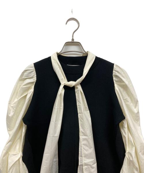 CELFORD（セルフォード）CELFORD (セルフォード) バックティアードミニワンピース ブラック サイズ:36の古着・服飾アイテム