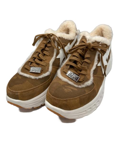 UGG（アグ）UGG (アグ) A BATHING APE (アベイシングエイプ) スニーカー ベージュ×ホワイト サイズ:27の古着・服飾アイテム