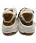 中古・古着 UGG (アグ) A BATHING APE (アベイシングエイプ) スニーカー ベージュ×ホワイト サイズ:27：18000円