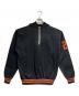 Champion（チャンピオン）の古着「ヴィンテージハーフジップフーディ/Vintage half-zip hoodie」｜ブラック