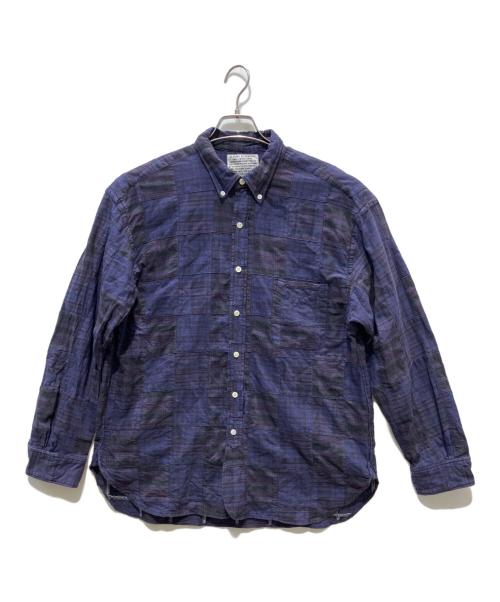 SUNNY ELEMENT（サニーエレメント）SUNNY ELEMENT (サニーエレメント) クレイジーパターンB.Dシャツ パープル サイズ:SIZE 2の古着・服飾アイテム