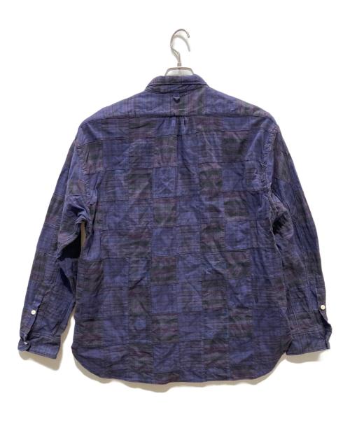 SUNNY ELEMENT（サニーエレメント）SUNNY ELEMENT (サニーエレメント) クレイジーパターンB.Dシャツ パープル サイズ:SIZE 2の古着・服飾アイテム
