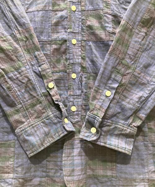SUNNY ELEMENT（サニーエレメント）SUNNY ELEMENT (サニーエレメント) クレイジーパターンB.Dシャツ パープル サイズ:SIZE 2の古着・服飾アイテム