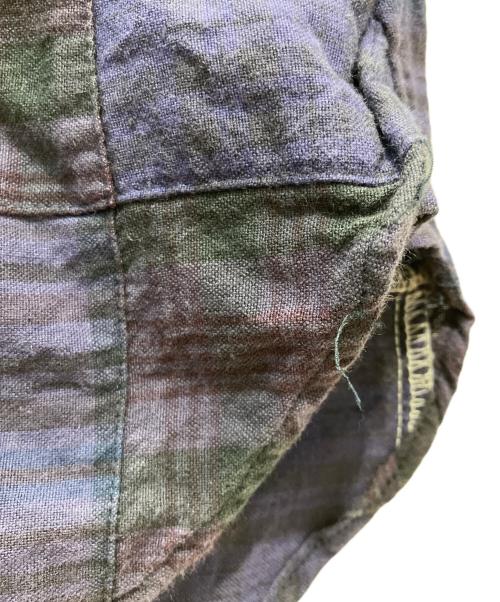 SUNNY ELEMENT（サニーエレメント）SUNNY ELEMENT (サニーエレメント) クレイジーパターンB.Dシャツ パープル サイズ:SIZE 2の古着・服飾アイテム