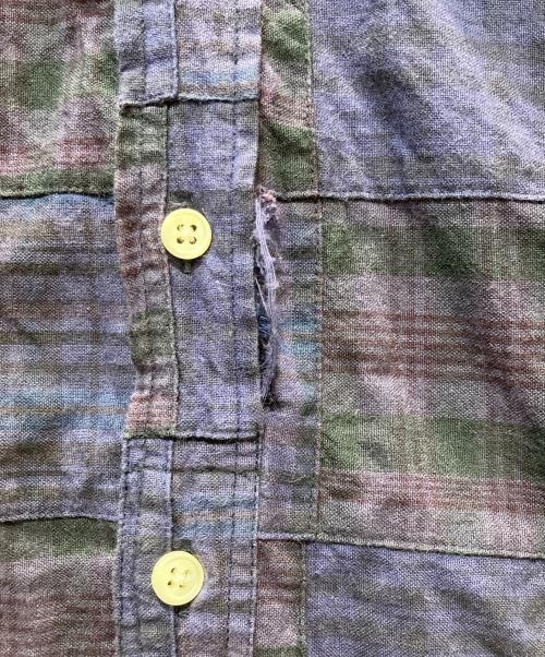 SUNNY ELEMENT（サニーエレメント）SUNNY ELEMENT (サニーエレメント) クレイジーパターンB.Dシャツ パープル サイズ:SIZE 2の古着・服飾アイテム