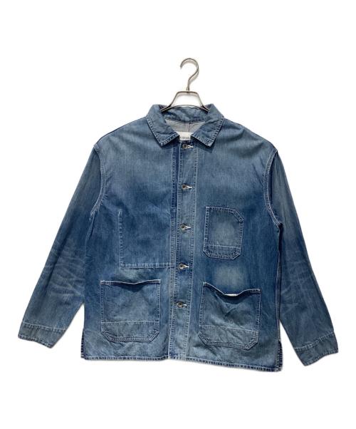 Veritecoeur（ヴェリテクール）Veritecoeur (ヴェリテクール) デニムカバーオールジャケット ブルー サイズ:Freeの古着・服飾アイテム