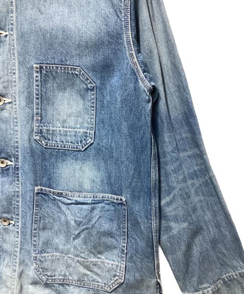 Veritecoeur（ヴェリテクール）Veritecoeur (ヴェリテクール) デニムカバーオールジャケット ブルー サイズ:Freeの古着・服飾アイテム