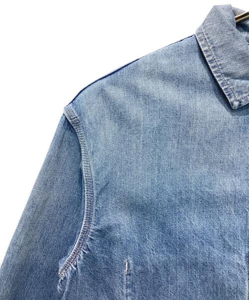 Veritecoeur（ヴェリテクール）Veritecoeur (ヴェリテクール) デニムカバーオールジャケット ブルー サイズ:Freeの古着・服飾アイテム