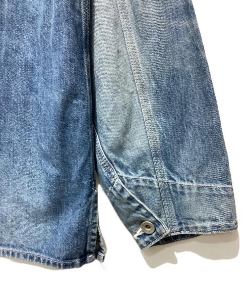 Veritecoeur（ヴェリテクール）Veritecoeur (ヴェリテクール) デニムカバーオールジャケット ブルー サイズ:Freeの古着・服飾アイテム