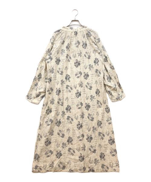 porter des boutons（ポルテデブトン）porter des boutons (ポルテデブトン) 植物ノートワンピース アイボリー サイズ:記載無し（実寸サイズをご確認ください）の古着・服飾アイテム