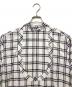 HYKE (ハイク) CHECKED BIB FRONT SHIRT DRESS グレー サイズ:1：7000円