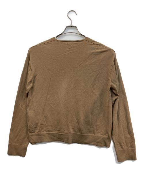 'S Max Mara（エスマックスマーラ）'S Max Mara (エスマックスマーラ) Vネックニット ブラウン サイズ:Lの古着・服飾アイテム