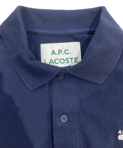 A.P.C.（アーペーセー）A.P.C. (アーペーセー) LACOSTE (ラコステ) コラボポロシャツ ネイビー サイズ:Mの古着・服飾アイテム