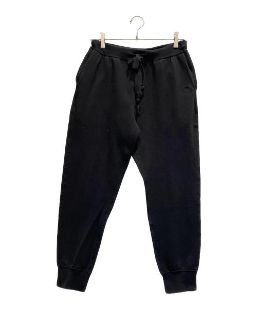 DRAWER（ドゥロワー）DRAWER (ドゥロワー) 16Gダブルフェイスニットパンツ ブラック サイズ:２の古着・服飾アイテム