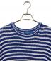 POLO RALPH LAUREN (ポロ・ラルフローレン) ストライプド リネンコットン セーター ブルー×ホワイト サイズ:M：9000円