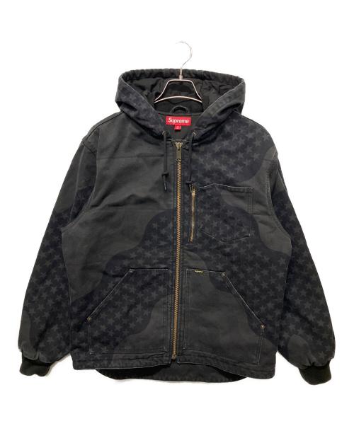 SUPREME（シュプリーム）SUPREME (シュプリーム) 26SS Flag Quilted Hooded Work Jacket ブラック サイズ:Mの古着・服飾アイテム