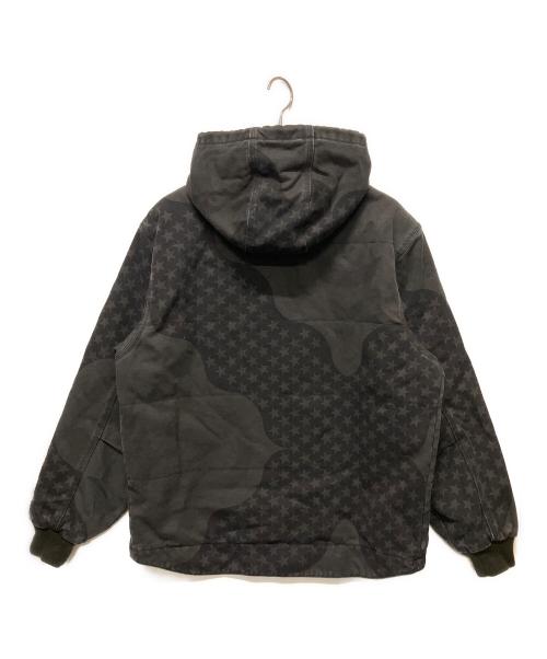 SUPREME（シュプリーム）SUPREME (シュプリーム) 26SS Flag Quilted Hooded Work Jacket ブラック サイズ:Mの古着・服飾アイテム