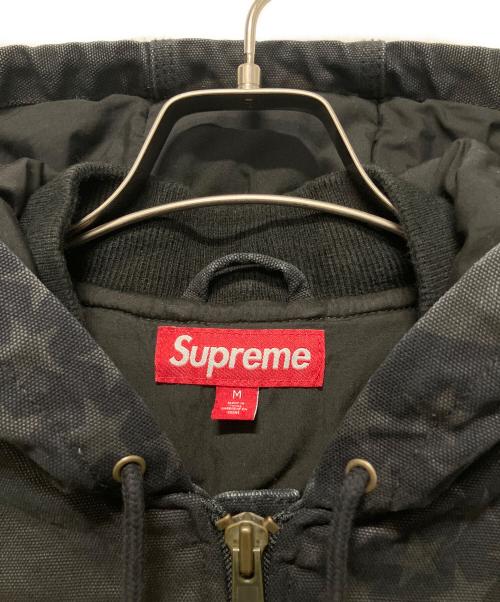 SUPREME（シュプリーム）SUPREME (シュプリーム) 26SS Flag Quilted Hooded Work Jacket ブラック サイズ:Mの古着・服飾アイテム
