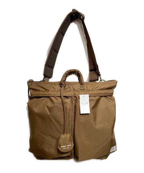 PORTER（ポーター）PORTER (ポーター) HYKE (ハイク) HELMET BAG/ヘルメットバッグ COYOTE BROWN サイズ:Fの古着・服飾アイテム