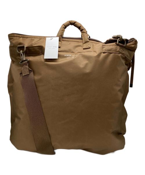 PORTER（ポーター）PORTER (ポーター) HYKE (ハイク) HELMET BAG/ヘルメットバッグ COYOTE BROWN サイズ:Fの古着・服飾アイテム