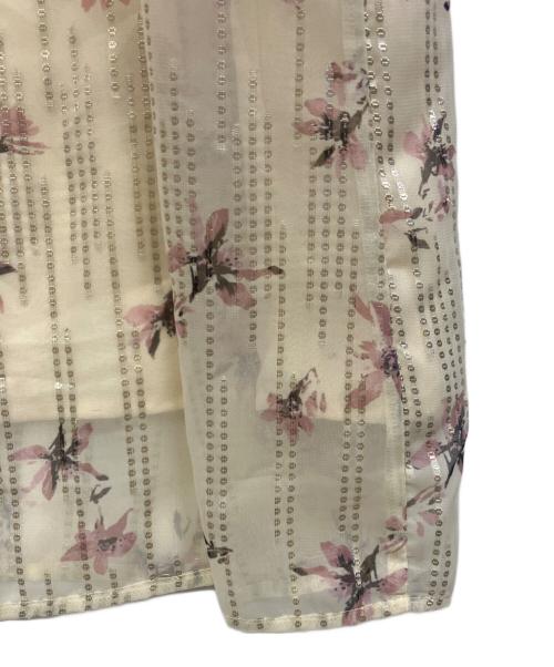 Snidel（スナイデル）Snidel (スナイデル) ラメドビーシフォンプリントワンピ イエロー サイズ:1の古着・服飾アイテム