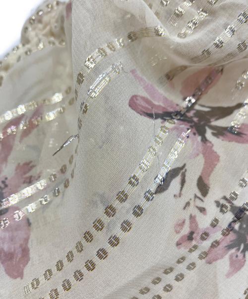 Snidel（スナイデル）Snidel (スナイデル) ラメドビーシフォンプリントワンピ イエロー サイズ:1の古着・服飾アイテム