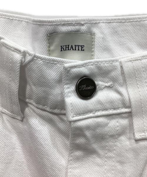 KHAITE（ケイト）KHAITE (ケイト) Shalbi デニムパンツ ホワイト サイズ:27の古着・服飾アイテム