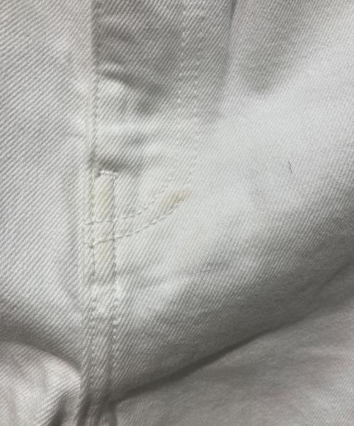 KHAITE（ケイト）KHAITE (ケイト) Shalbi デニムパンツ ホワイト サイズ:27の古着・服飾アイテム