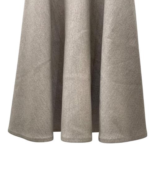 MaxMara（マックスマーラ）MaxMara (マックスマーラ) テクニカル ウール ジャージー スカート サンドベージュ サイズ:40の古着・服飾アイテム