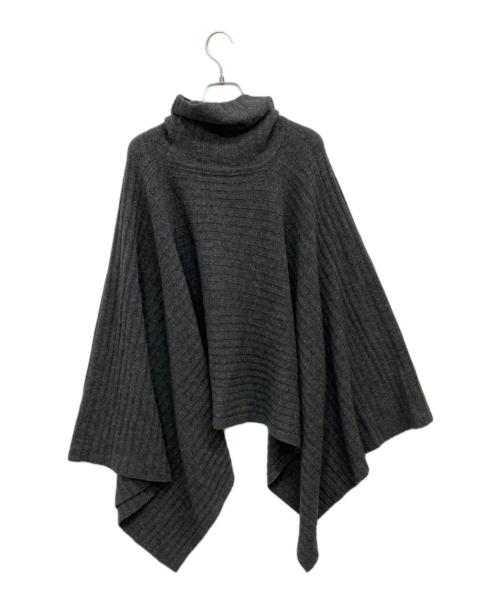 theory（セオリー）theory (セオリー) ニットポンチョ グレー サイズ:FREEの古着・服飾アイテム