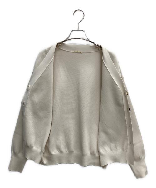 L'appartement（アパルトモン）L'appartement (アパルトモン) Knit Vneck Cardigan アイボリー サイズ:FREE 未使用品の古着・服飾アイテム